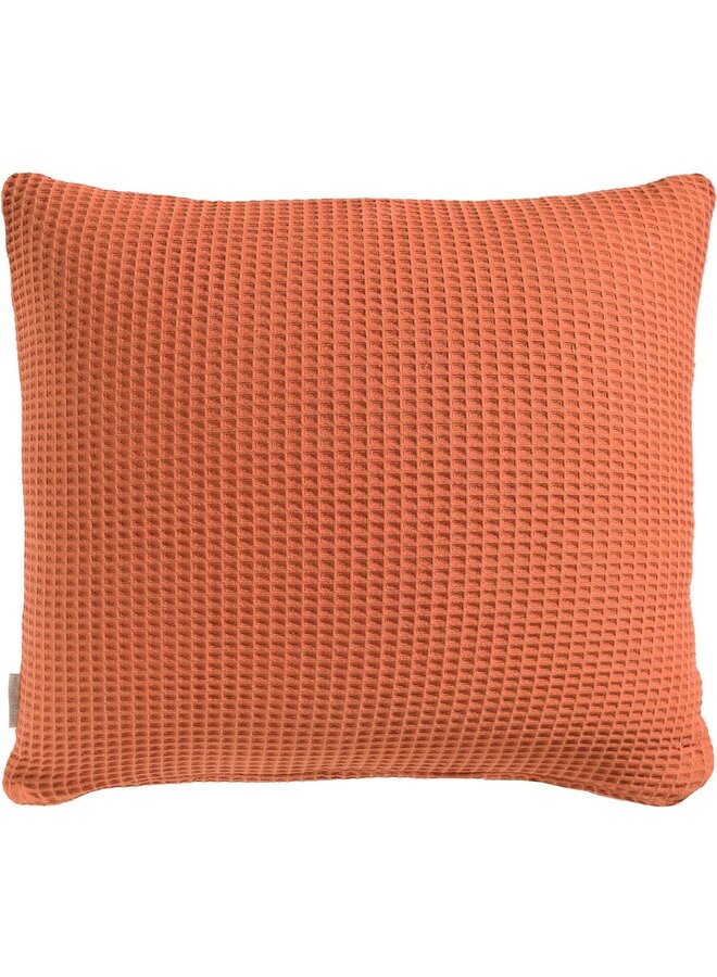Kussenslopen Wafel (Set Van 2) Koper Oranje - 60x70 - Katoen