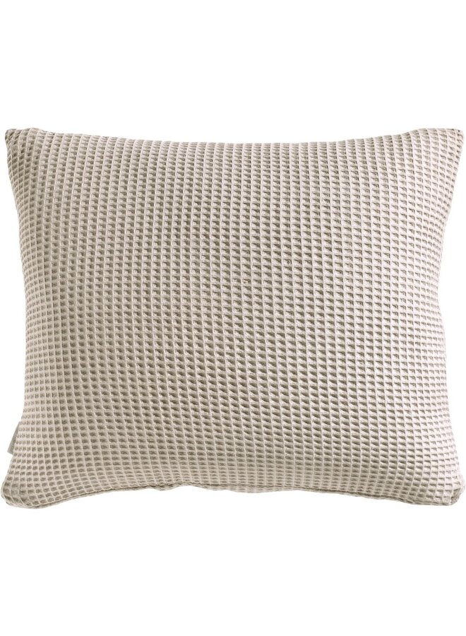 Heckett & Lane Kussenslopen Wafel (Set Van 2) Glacier Grijs - 60x70 - Katoen