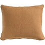 Heckett & Lane Kussenslopen Wafel Cognac Bruin - Set Van 2 - Katoen