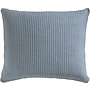 Heckett & Lane Kussenslopen Wafel Steel Blauw - Set Van 2 - Katoen