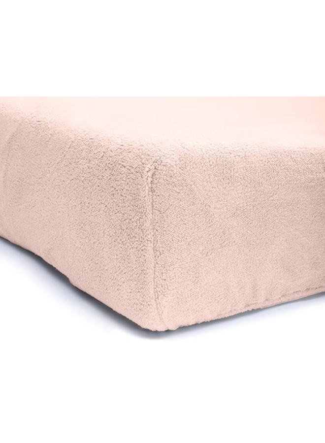 Hoeslaken Roze - Teddystof