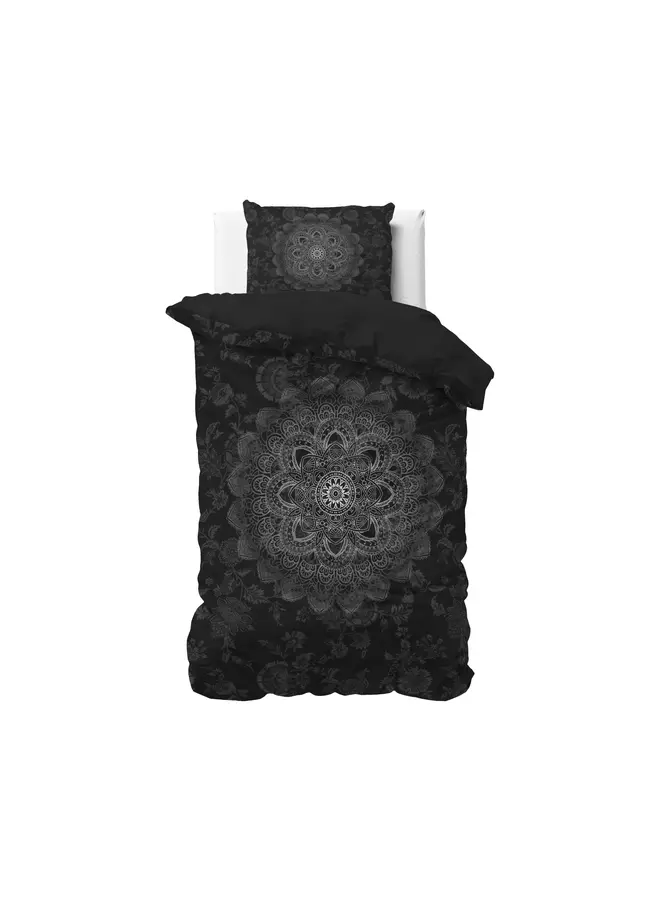 Sleeptime Dekbedovertrek Katinka Antraciet - Microvezel