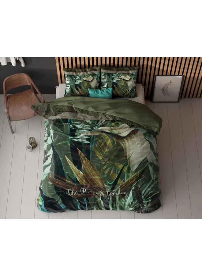 Sleeptime Dekbedovertrek The Botanic Garden Groen - Microvezel