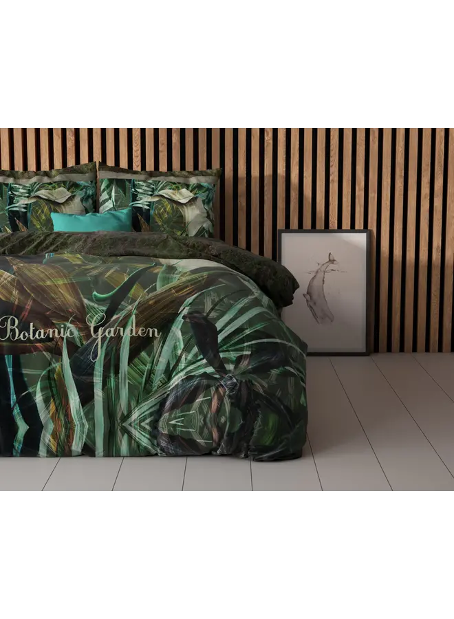 Sleeptime Dekbedovertrek The Botanic Garden Groen - Microvezel