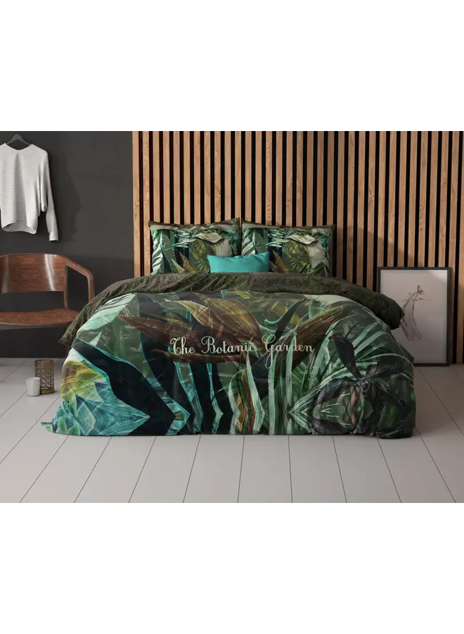 Sleeptime Dekbedovertrek The Botanic Garden Groen - Microvezel