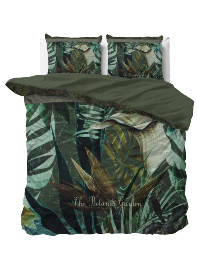 Sleeptime Dekbedovertrek The Botanic Garden Groen - Microvezel