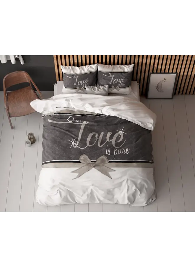 Sleeptime Dekbedovertrek Pure Love Wit - Microvezel