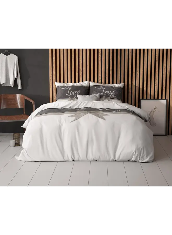 Sleeptime Dekbedovertrek Pure Love Wit - Microvezel