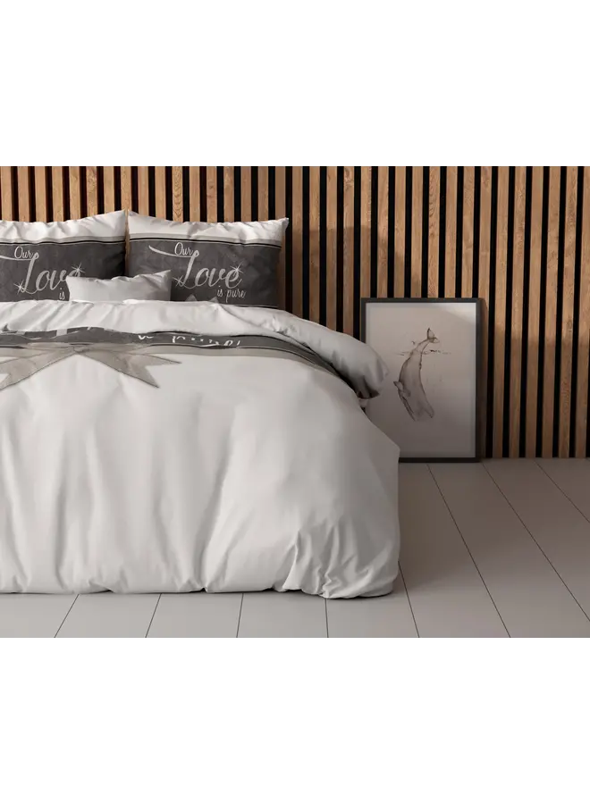Sleeptime Dekbedovertrek Pure Love Wit - Microvezel