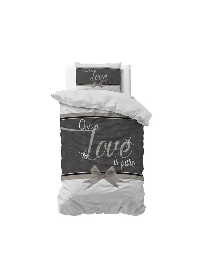 Sleeptime Dekbedovertrek Pure Love Wit - Microvezel