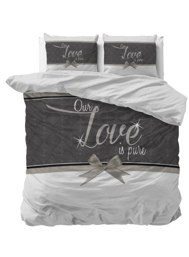 Sleeptime Dekbedovertrek Pure Love Wit - Microvezel