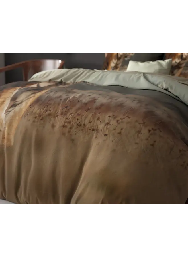 Sleeptime Dekbedovertrek Nature Tiger Taupe - Microvezel