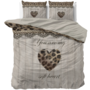 Sleeptime Dekbedovertrek You Are My Heart Zand - Microvezel