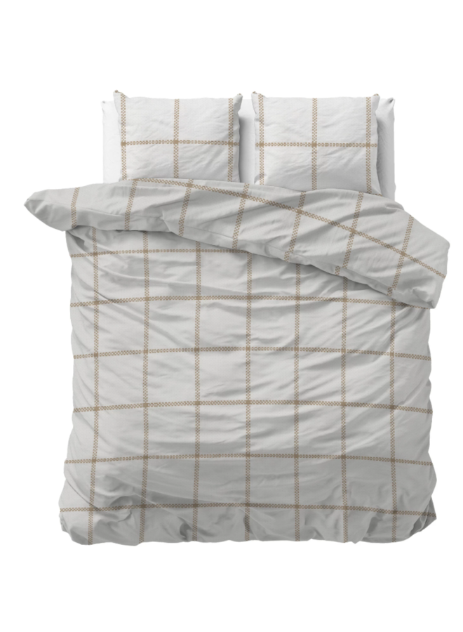 Dekbedovertrek Vasco Wit - Microvezel PL1