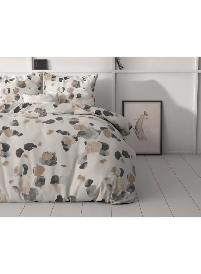 Sleeptime Dekbedovertrek Spotty Zand - Microvezel