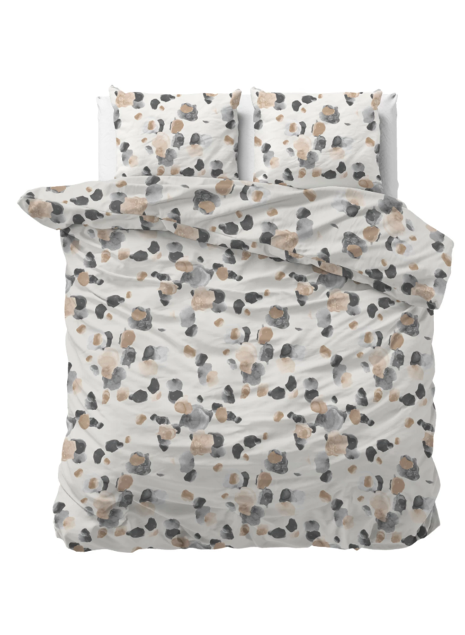 Dekbedovertrek Spotty Zand - Microvezel