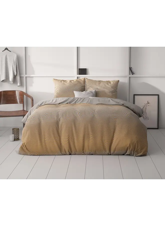 Sleeptime Dekbedovertrek Boyd Oranje - Microvezel