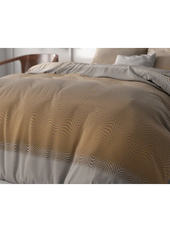 Sleeptime Dekbedovertrek Boyd Oranje - Microvezel