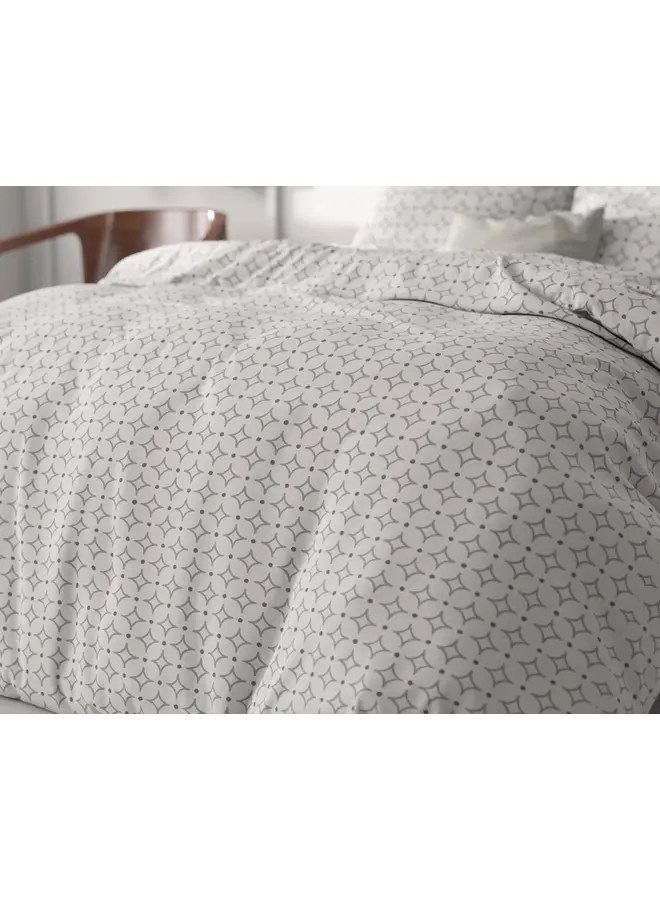 Sleeptime Dekbedovertrek Vardo Wit - Microvezel