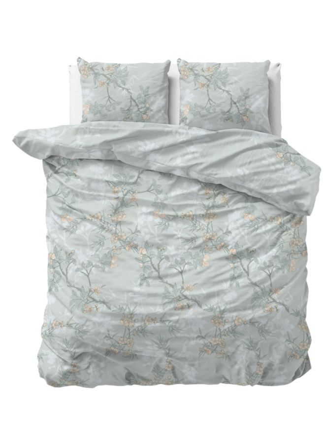 Sleeptime Dekbedovertrek Blossom Blauw - Microvezel