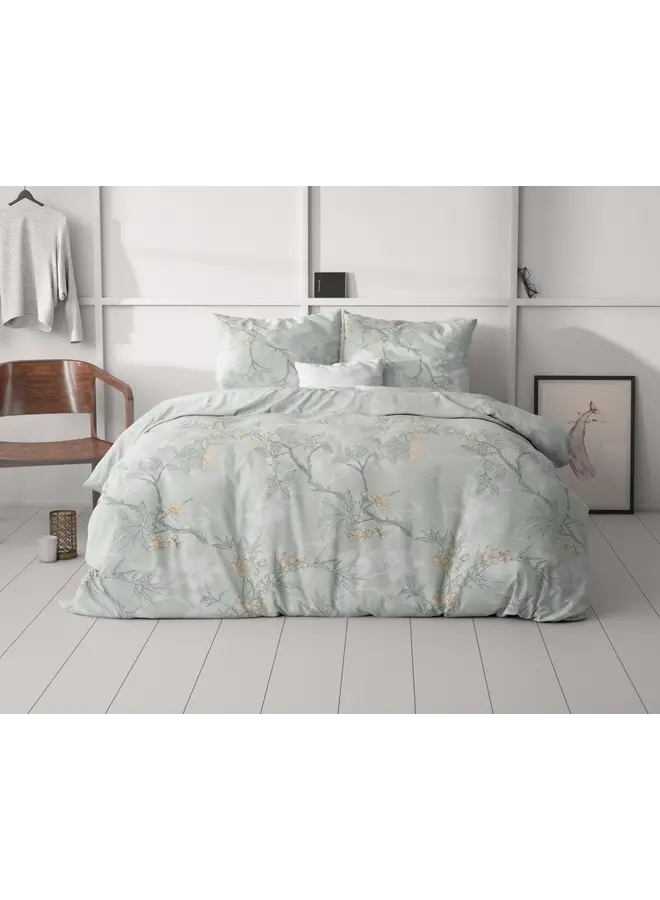 Sleeptime Dekbedovertrek Blossom Blauw - Microvezel