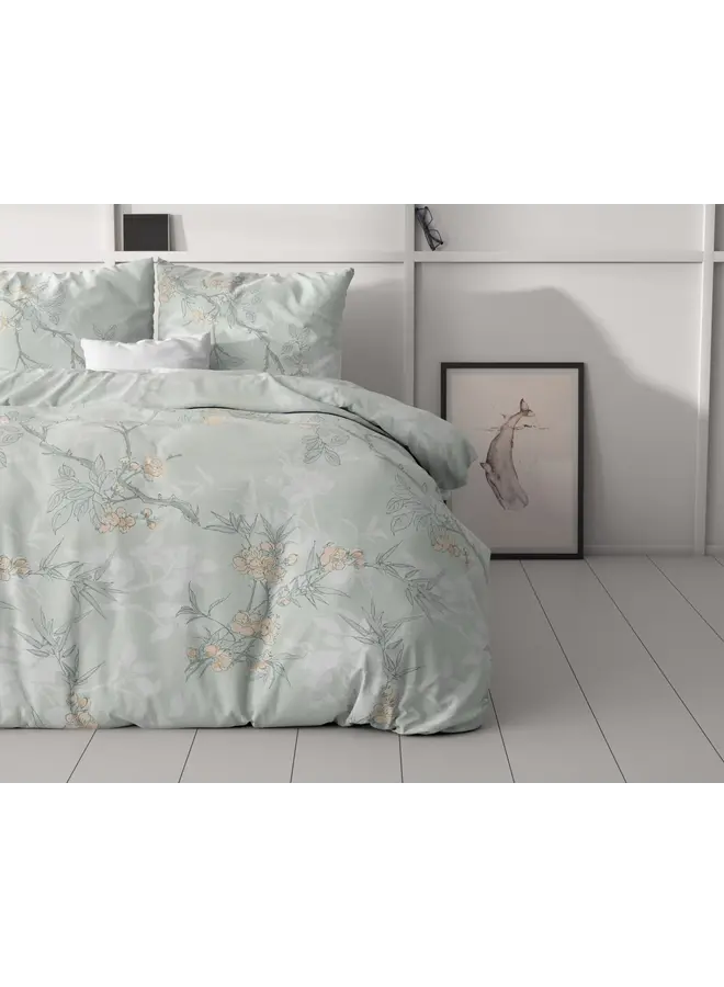 Sleeptime Dekbedovertrek Blossom Blauw - Microvezel