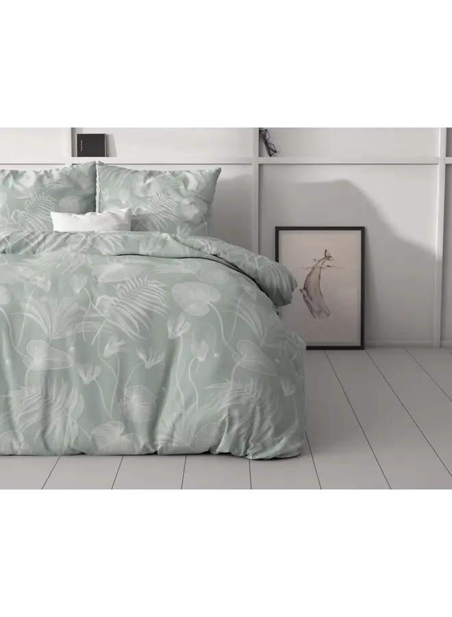 Sleeptime Dekbedovertrek Delight Groen - Microvezel