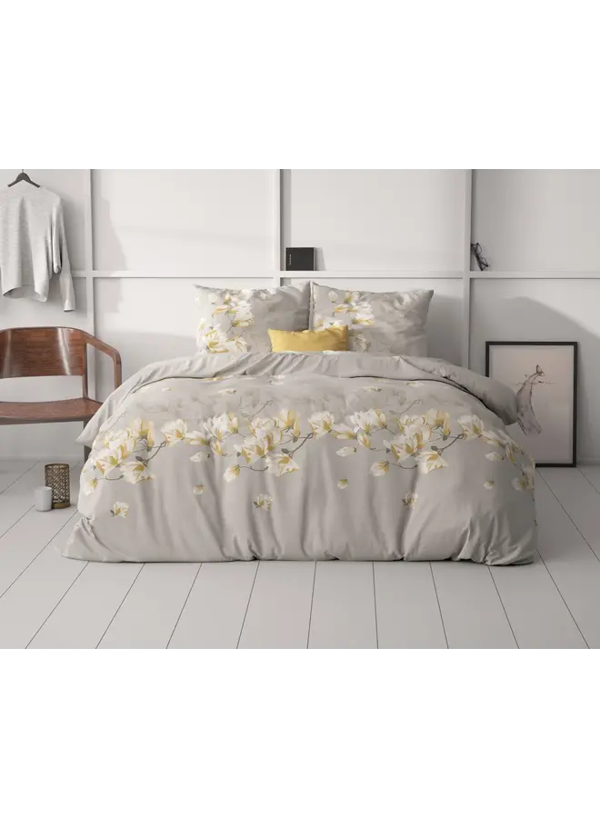 Sleeptime Dekbedovertrek Summer Flower Zand - Microvezel