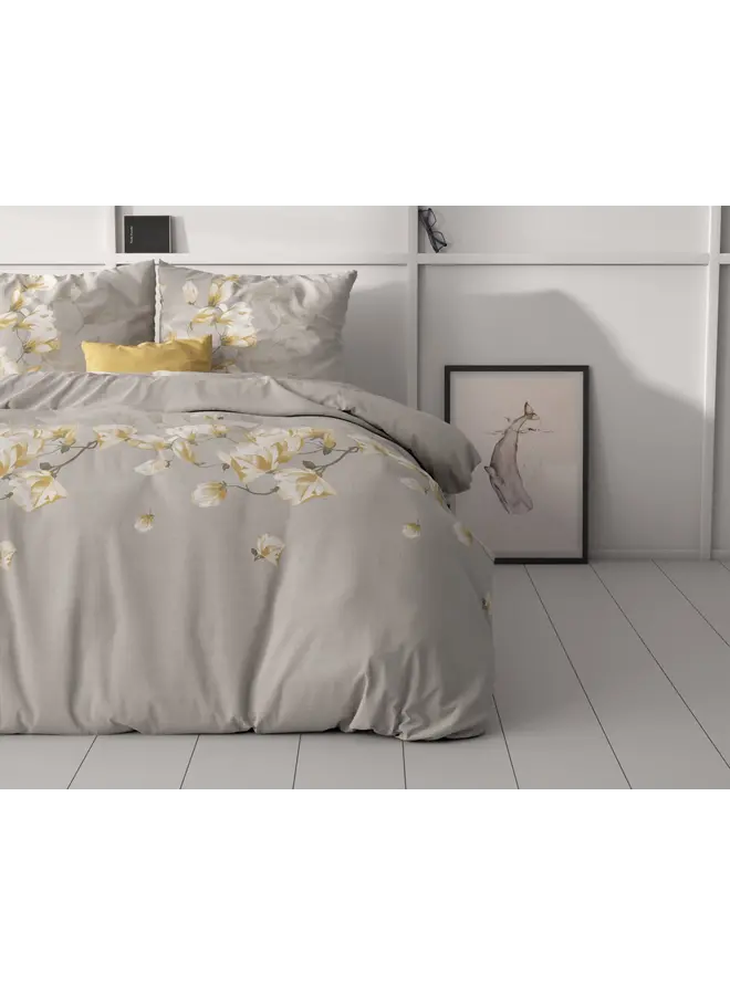 Sleeptime Dekbedovertrek Summer Flower Zand - Microvezel
