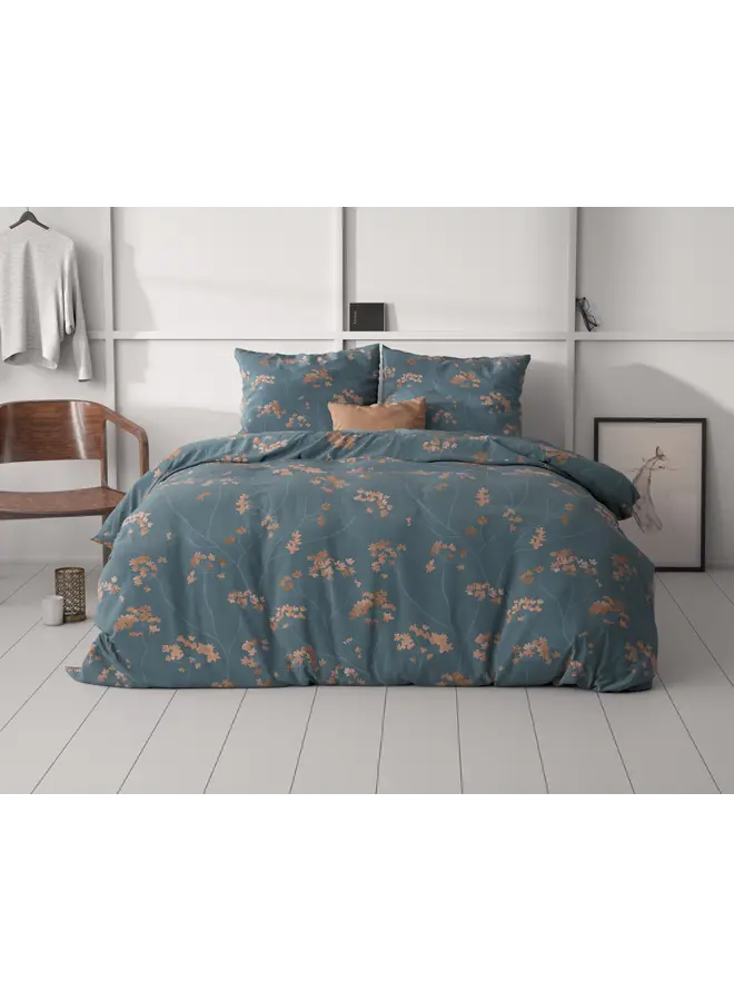 Sleeptime Dekbedovertrek Gia Blauw - Microvezel