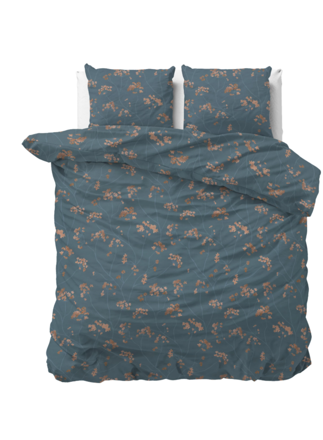 Sleeptime Dekbedovertrek Gia Blauw - Microvezel