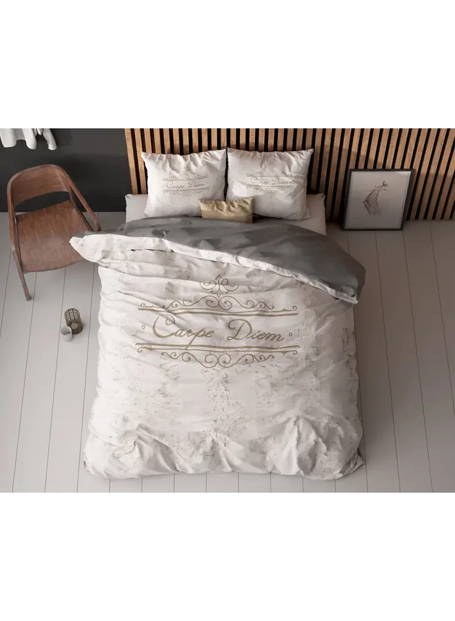 Sleeptime Dekbedovertrek Carpe Diem 2 Antraciet - Microvezel