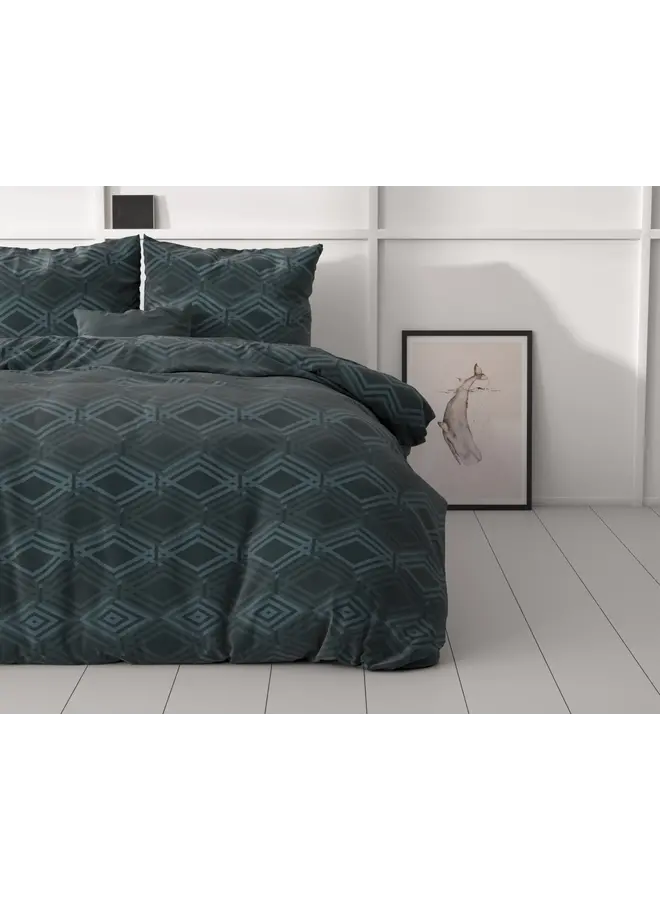 Sleeptime Dekbedovertrek Wavey Navy - Microvezel