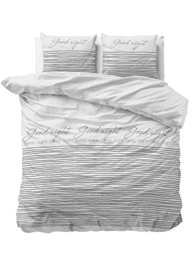 Sleeptime Dekbedovertrek Sleeptight 2 Wit - Microvezel
