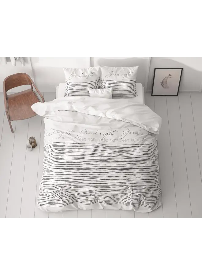Sleeptime Dekbedovertrek Sleeptight 2 Wit - Microvezel