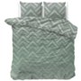 Sleeptime Dekbedovertrek Wavey Shades Groen - Microvezel