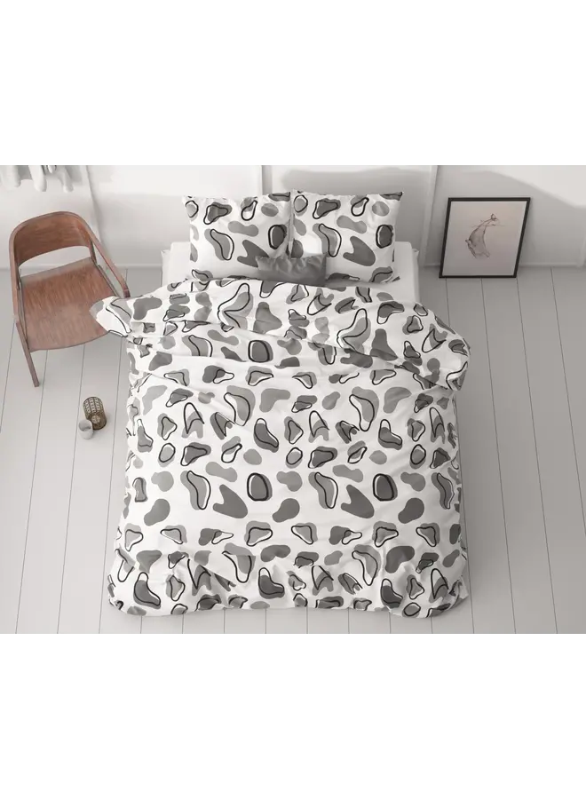 Sleeptime Dekbedovertrek Lova Wit - Microvezel