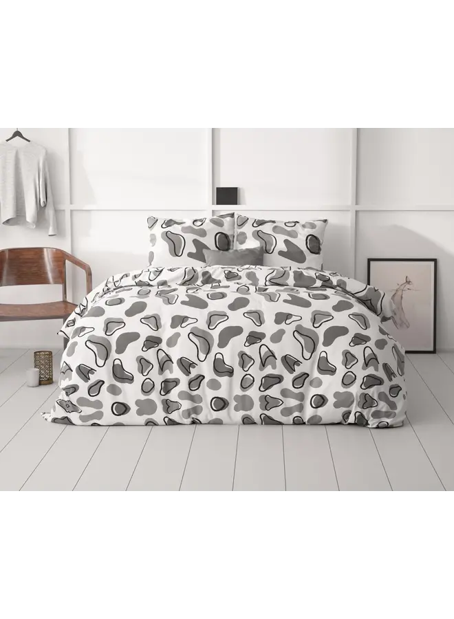 Sleeptime Dekbedovertrek Lova Wit - Microvezel