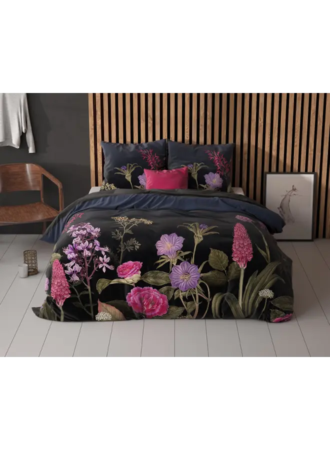 Sleeptime Dekbedovertrek Feline Zwart - Microvezel