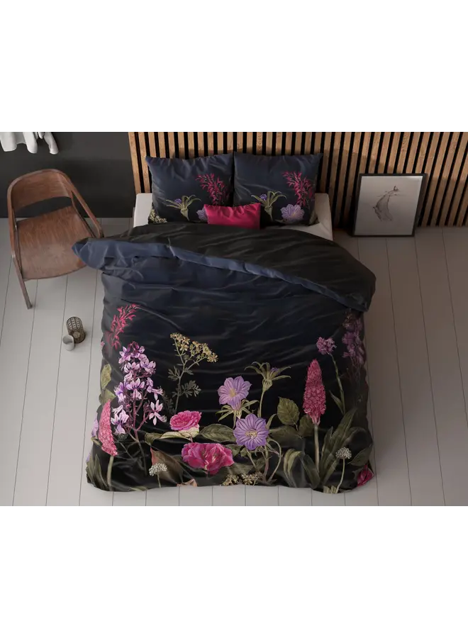 Sleeptime Dekbedovertrek Feline Zwart - Microvezel