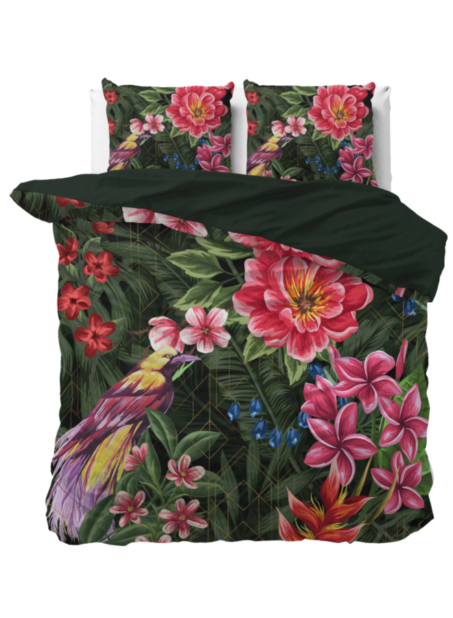 Dekbedovertrek Milou 2 Groen - Microvezel