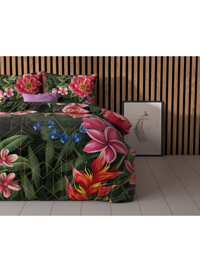 Sleeptime Dekbedovertrek Milou 2 Groen - Microvezel