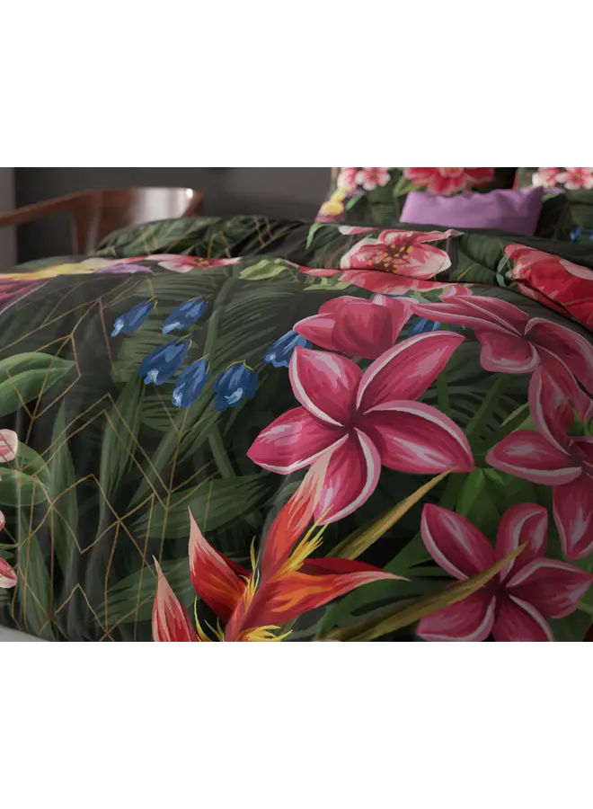 Sleeptime Dekbedovertrek Milou 2 Groen - Microvezel