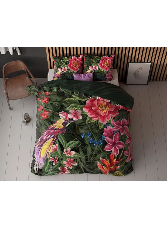 Sleeptime Dekbedovertrek Milou 2 Groen - Microvezel