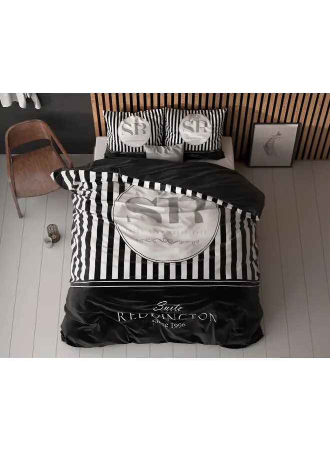 Sleeptime Dekbedovertrek Reddington Zwart - Microvezel