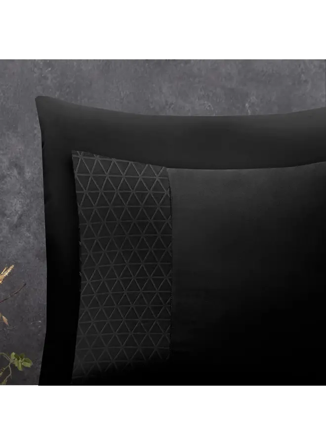 Sleeptime Dekbedovertrek Monte Negro Zwart - Microvezel