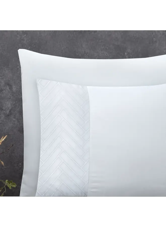 Sleeptime Dekbedovertrek Monte Negro Wit - Microvezel