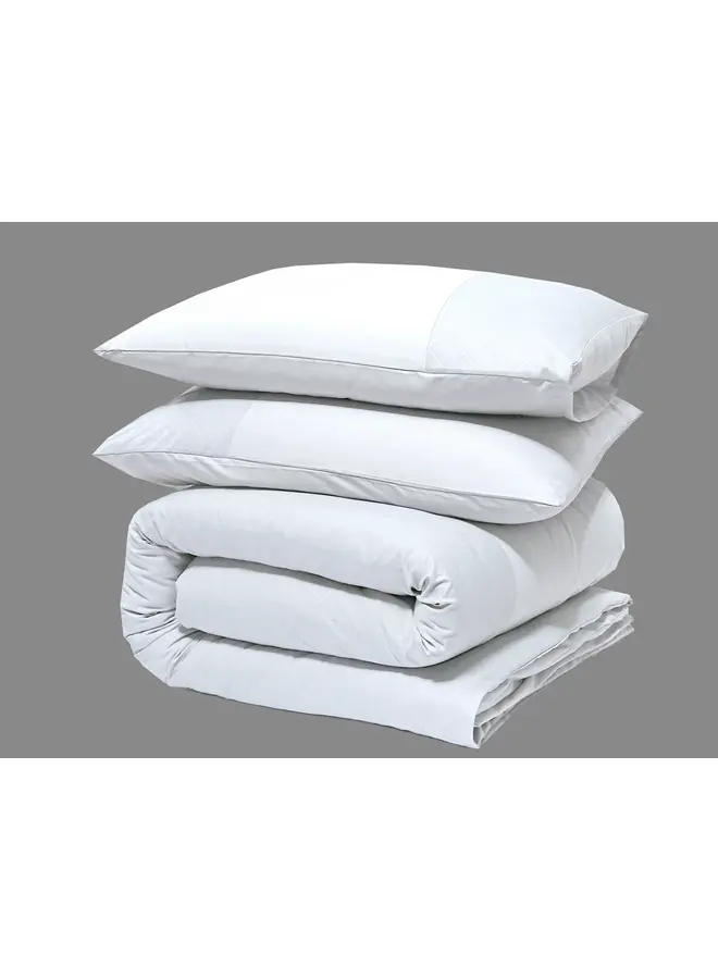 Sleeptime Dekbedovertrek Monte Negro Wit - Microvezel