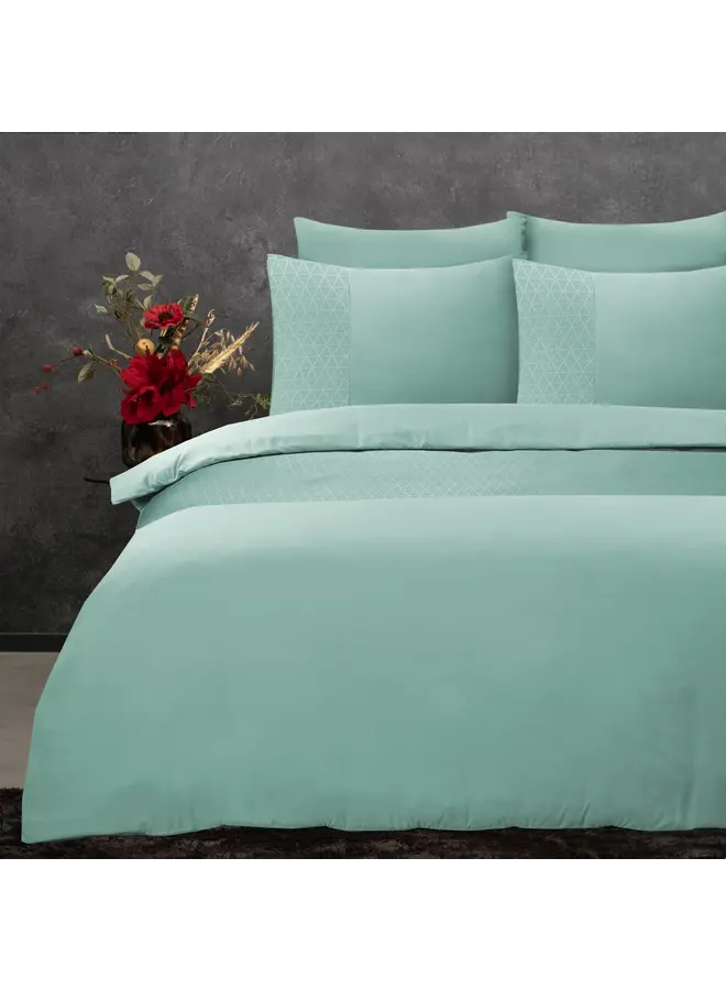 Sleeptime Dekbedovertrek Monte Negro Mint Groen - Microvezel