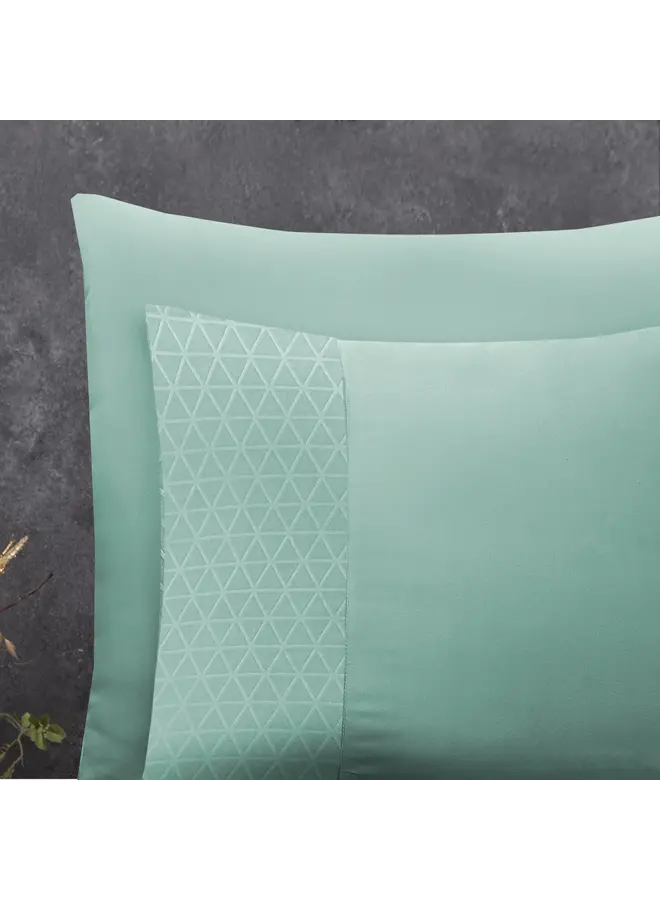 Sleeptime Dekbedovertrek Monte Negro Mint Groen - Microvezel